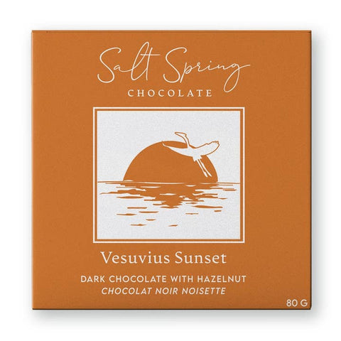 Salt Spring dark chocolate hazelnut bar Canada