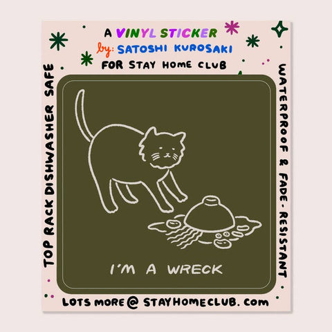 I'm A Wreck Sticker