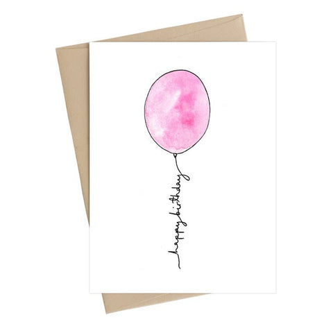 Birthday Balloon Card
