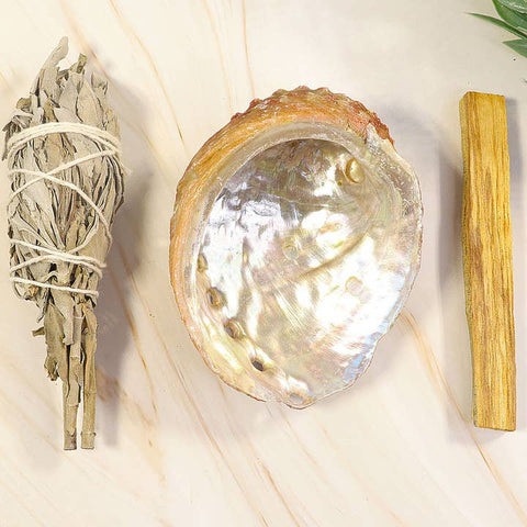 Smudging Kit with Abalone Shell