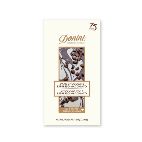 Donini 72% Espresso Macchiato Dark Chocolate Bar