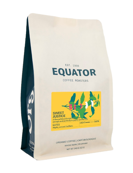 Equator Coffee - Sweet Justice (Medium Light Roast)