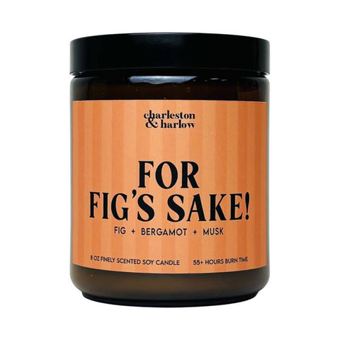 for fig’s sake soy wax candle charleston & harlow