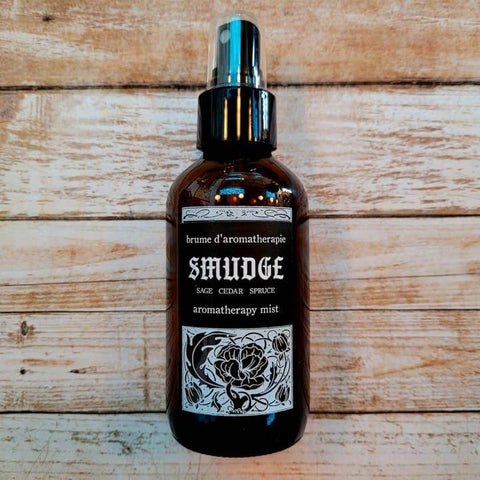 Smokeless smudge spray 
