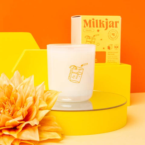 Milk Jar - Lemonade Candle