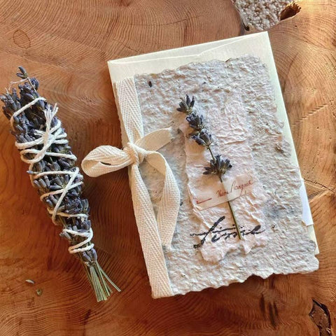 Lavender scented greeting card Canada