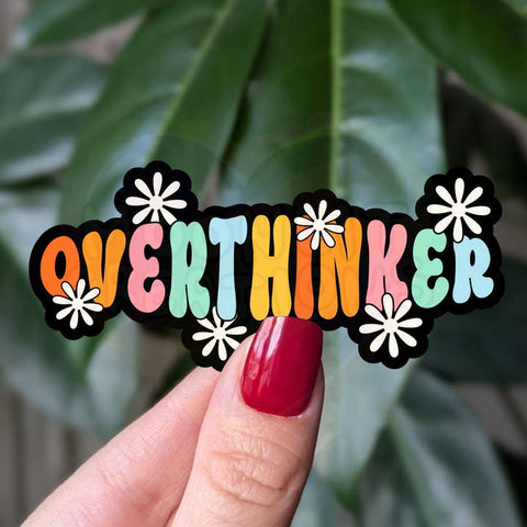 Overthinker Vinyl Sticker