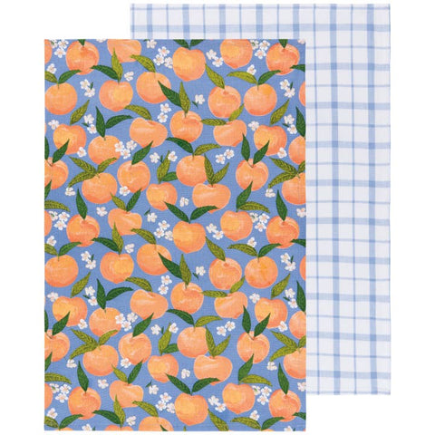 Danica Studio Peaches Dishtowels Set of 2 Canada