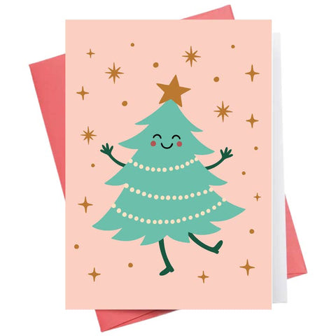 Festive Tree Christmas Greeting Card