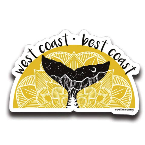 West Coast Best Coast Sticker