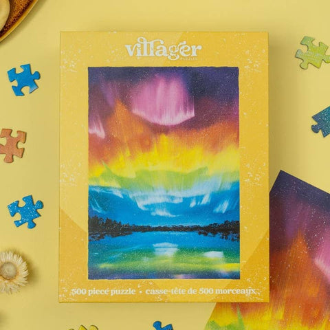 aurora borealis jigsaw puzzle scenic