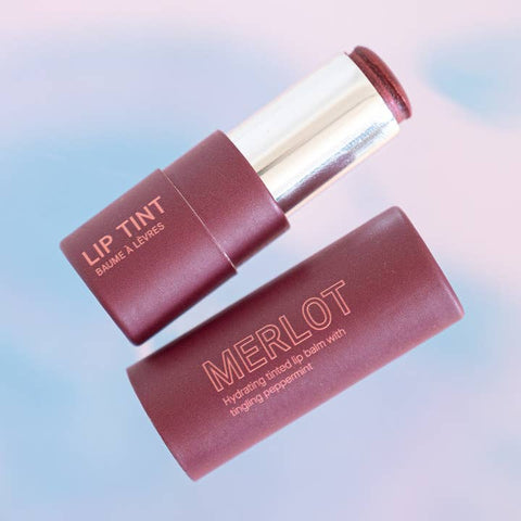 merlot tinted lip balm