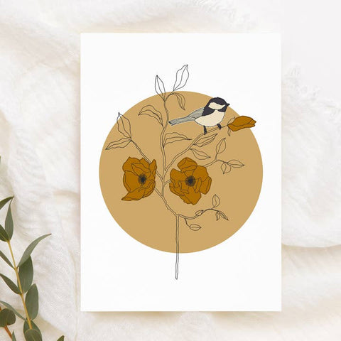 Chickadee Greeting Card