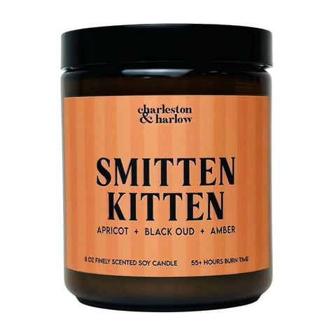 smitten kitten soy wax candle charleston & harlow