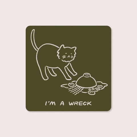 I'm A Wreck Sticker