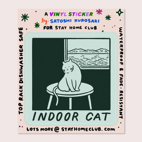 Indoor Cat Sticker