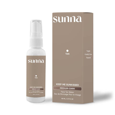 Sunna Tan Face Tan Water medium dark sunless facial self tanner