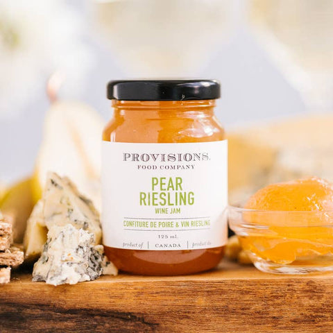 Pear Riesling Wine Jam Canadian small batch
