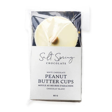 Salt Spring white chocolate peanut butter cups Canada