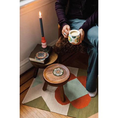 Retro ceramic mug designed in Vancouver