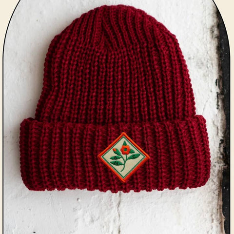 SHC Bloom Patched Chunky Beanie