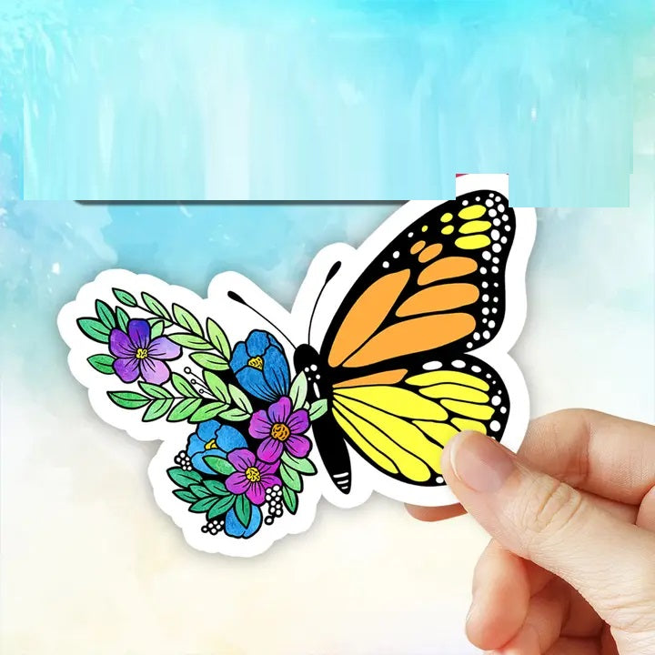 Monarch Butterfly Sticker