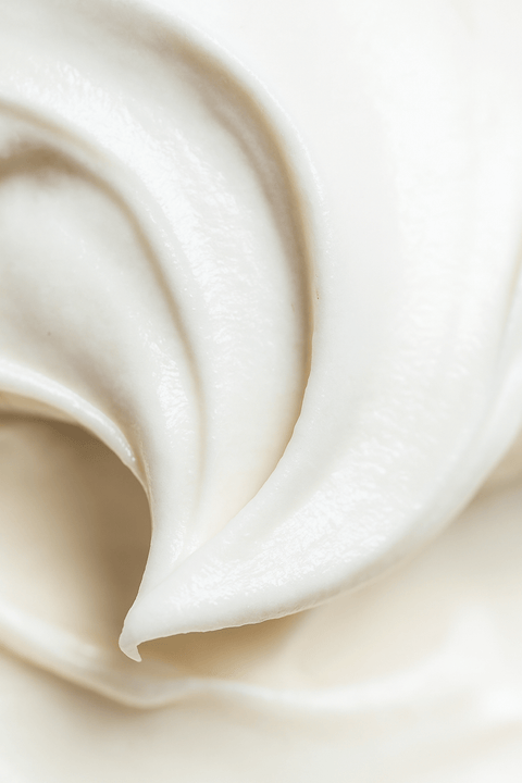 Close-up of a smooth, creamy texture