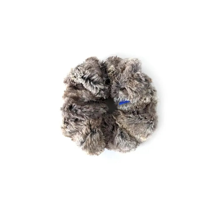 Kokoro - Brown Minky Mini Scrunchie