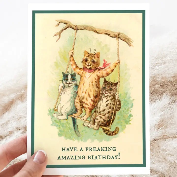 Raven's Rest Studio - Freaking Amazing Birthday Card