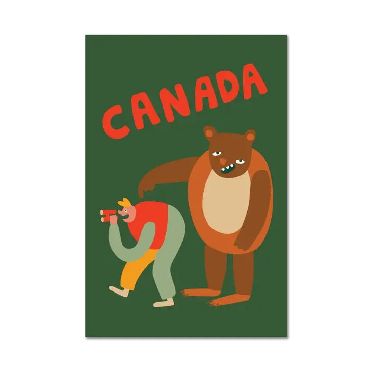 Paperole - Canada Grizzly Post Card