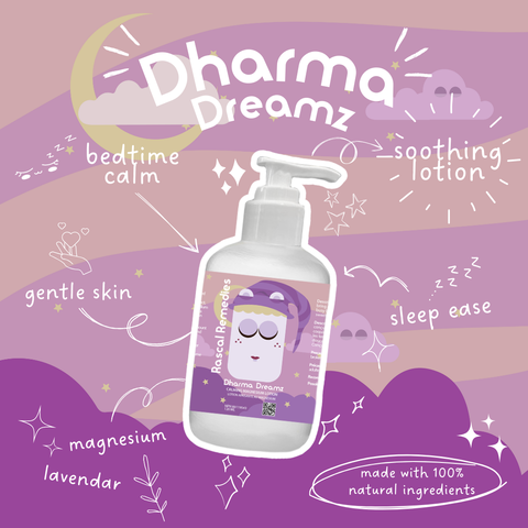 Bedtime support lotion with magnesium