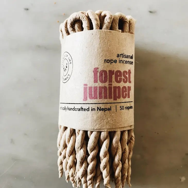 Essence of Life Organics - Forest Juniper Rope Incense 