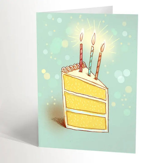 Lemon Cake Birthday Card