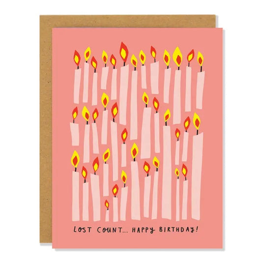 Badger & Burke - Lost Count Birthday Card