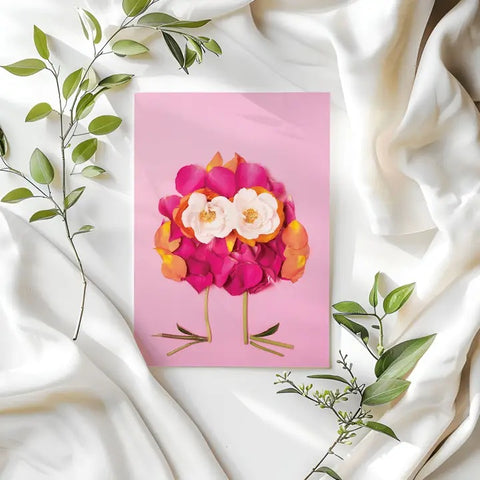 Molly Bird Floral Photography Greeting Card