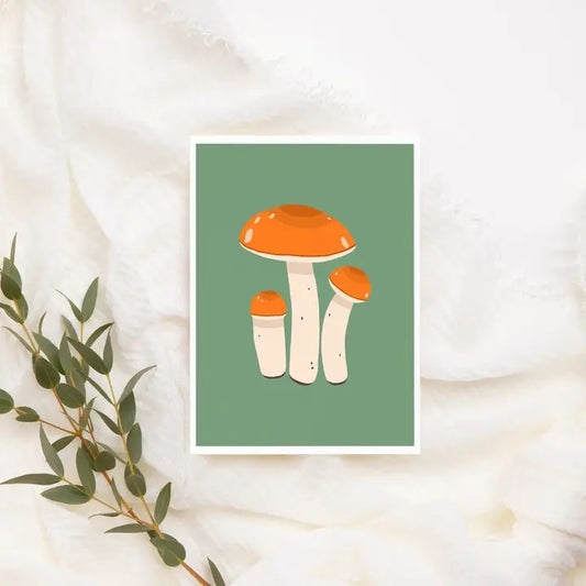 Kourtni Gunn Art - Mushroom Greeting Card