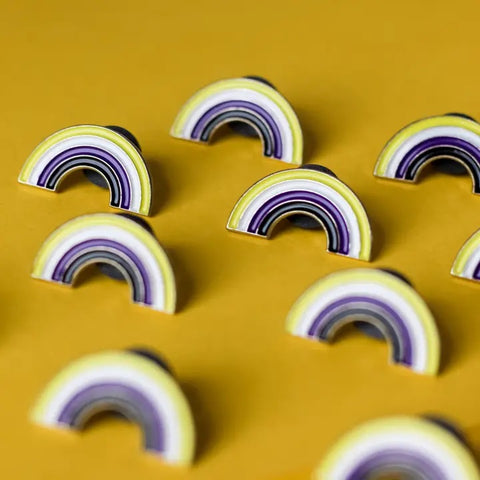 Non-Binary Pride LGBTQ Rainbow Pin