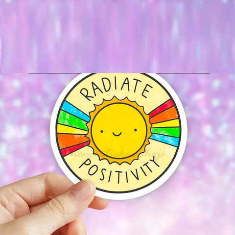 Radiate Positivity Sticker