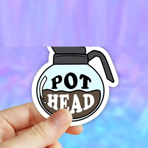 Pot Head Sticker