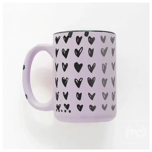 Hearts Ceramic Mug