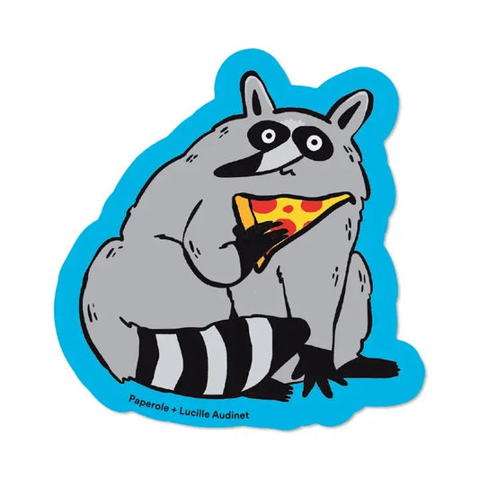 Paperole - Raccoon Pizza Sticker
