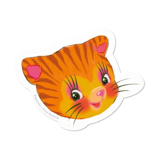 Paperole - Retro Cat Sticker
