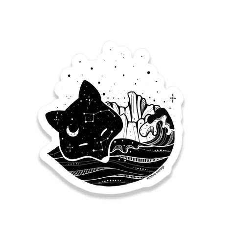 Sleeping Fox Sticker