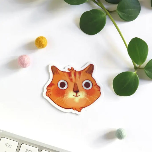 Smiling Cat Sticker