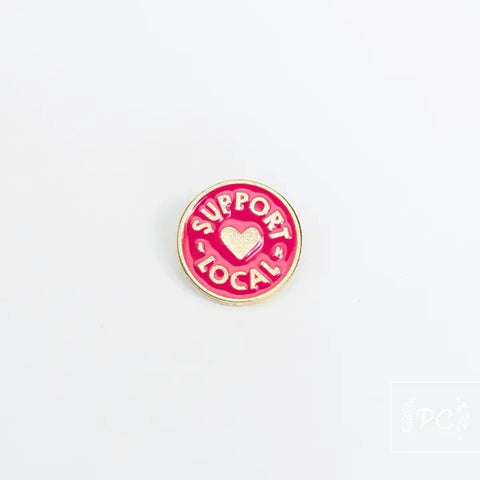 Support Local Enamel Pin