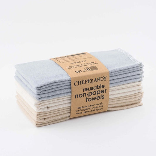 Cheeks Ahoy -Grey & Beige Neutrals Unpaper Towels
