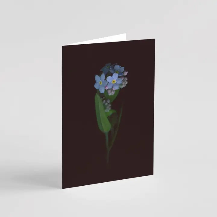 Woodland Forget-Me-Not Greeting Card