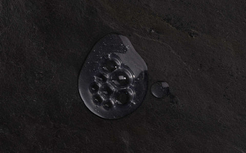texture shot of white willow cleanser