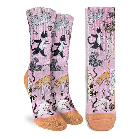 Cute yoga cat socks for women – gift socks Canada