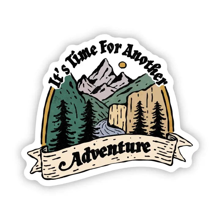 Time for Adventure Sticker